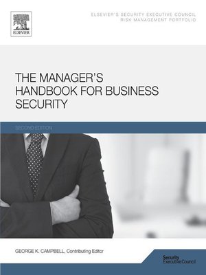 cover image of The Manager's Handbook for Business Security